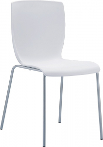 Комплект пластиковых стульев Siesta Contract Mio Set 4 сталь, полипропилен белый Фото 4