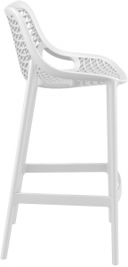 Комплект пластиковых барных стульев Siesta Contract Air Bar 75 Set 2 стеклопластик белый Фото 5