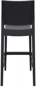 Комплект пластиковых барных стульев Siesta Contract Maya Bar 75 Set 4 стеклопластик черный Фото 6