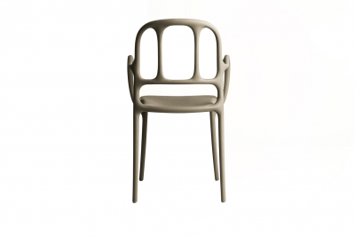 Кресло пластиковое Magis Mila полипропилен, стекловолокно бежевый Фото 4