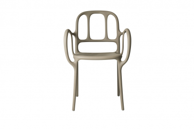 Кресло пластиковое Magis Mila полипропилен, стекловолокно бежевый Фото 6