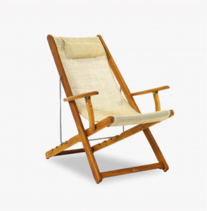 Кресло-шезлонг деревянное складное Tagliamento Mini ироко Фото 7