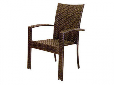 Кресло плетеное GARDA искусственный ротанг черный, коричневый, бежевый Фото 1