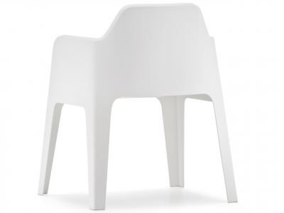 Кресло пластиковое PEDRALI Plus стеклопластик белый Фото 6