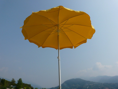 Зонт пляжный Maffei Fibrasol алюминий, полиэстер желтый Фото 2