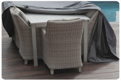 Чехол для мебели Besta Fiesta Тоскана водонепроницаемая ткань серый Фото 1