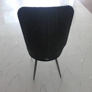 Комплект плетеной мебели KVIMOL КМ-0203 алюминий, искусственный ротанг черный, светло-бежевый Фото 4