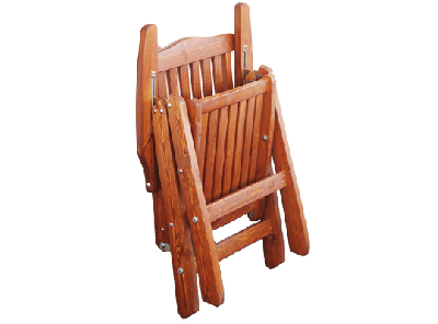 Кресло деревянное складное KWA Rosendal массив сосны капучино Фото 3