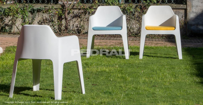 Кресло пластиковое PEDRALI Plus стеклопластик белый Фото 23