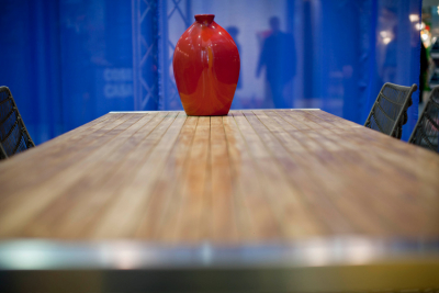 Стол деревянный обеденный Giardino Di Legno Infinity сталь, тик Фото 14