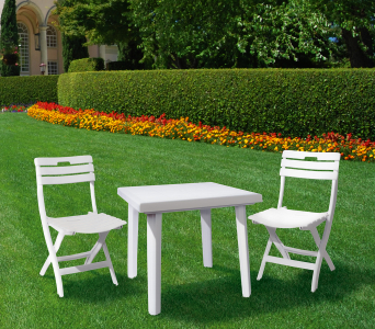 Стол пластиковый обеденный Siesta Garden Tables пластик белый Фото 5