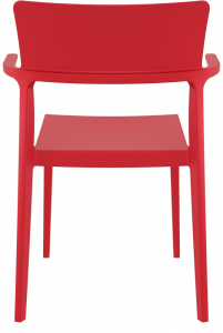 Кресло пластиковое Siesta Contract Plus стеклопластик красный Фото 7