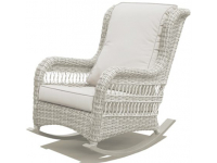 Кресло-качалка плетеное с подушками Ebony