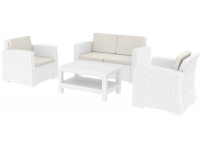 Комплект пластиковой плетеной мебели Monaco Lounge Set