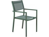 Кресло металлическое текстиленовое Aria