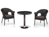 Комплект плетеной мебели T601/Y79A-W53 Brown 2Pcs
