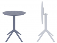 Стол пластиковый складной Sky Folding Table Ø60