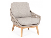 Лаунж-кресло плетеное с подушками Tamires