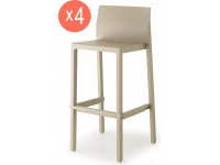 Комплект пластиковых барных стульев Kate Set 4