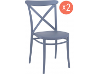 Комплект пластиковых стульев Cross Set 2