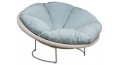 Лаунж-кресло плетеное с подушками Luna