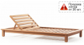 Шезлонг-лежак деревянный Vera 120