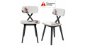 Комплект стульев с обивкой X Set 2