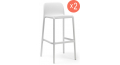 Комплект пластиковых барных стульев Faro Set 2
