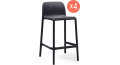 Комплект пластиковых полубарных стульев Faro Mini Set 4