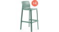 Комплект пластиковых барных стульев Net Stool Set 4