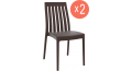 Комплект пластиковых стульев Soho Set 2
