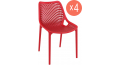 Комплект пластиковых стульев Air Set 4