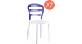 Комплект пластиковых стульев Miss Bibi Set 2