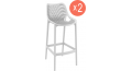 Комплект пластиковых барных стульев Air Bar 75 Set 2