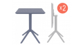 Комплект столов пластиковых складных Sky Folding Table 60 Set 2