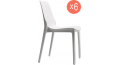 Комплект пластиковых стульев Ginevra Set 6