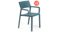 Комплект пластиковых кресел Trill Armchair Set 4