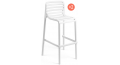 Комплект пластиковых барных стульев Doga Stool Set 2