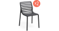 Комплект пластиковых стульев Doga Bistrot Set 2