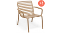 Комплект пластиковых кресел Doga Relax Set 4
