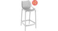 Комплект пластиковых полубарных стульев Air Bar 65 Set 2