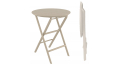 Стол пластиковый складной Helen Folding Table Ø60