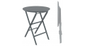 Стол пластиковый складной Helen Folding Table Ø60