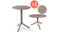 Комплект пластиковых столов Step + Step Mini Set 4