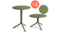 Комплект пластиковых столов Step + Step Mini Set 4