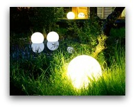 Декоративные светильники для дачи