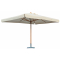 Зонт профессиональный Scolaro Palladio Standard дерево ироко, акрил натуральный, слоновая кость Фото 1