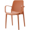 Кресло пластиковое Scab Design Ginevra стеклопластик терракотовый Фото 1
