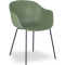 Кресло пластиковое PAPATYA Globe-K ML сталь, стеклопластик зеленый Фото 1