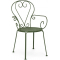 Кресло металлическое Garden Relax Etienne сталь зеленый Фото 1